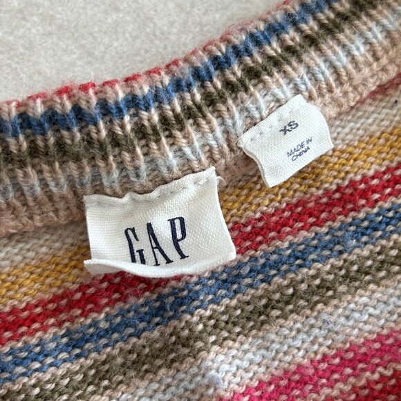 GAP Striped Merino Wool Blend Sweater ASO Max Mayfield - Picture 5 of 9